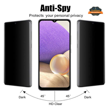 For Apple iPhone 16e Privacy Screen Protector, Anti Spy Anti Peeping Tempered Glass Full Protective Film, 9H, Anti Scratch, Easy Install Protector Black