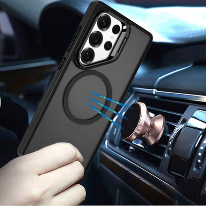 For Apple iPhone 11 Heavy Duty Metallic Hybrid Tough TPU with Camera Ring Stand, MagSafe Compatible, Rugged Drop Protection Case Cover