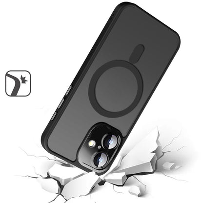 For Apple iPhone 16 Pro (6.3") Complete Protection HQ Hybrid with Metal Tempered Camera Glass, MagSafe Compatible Case Cover