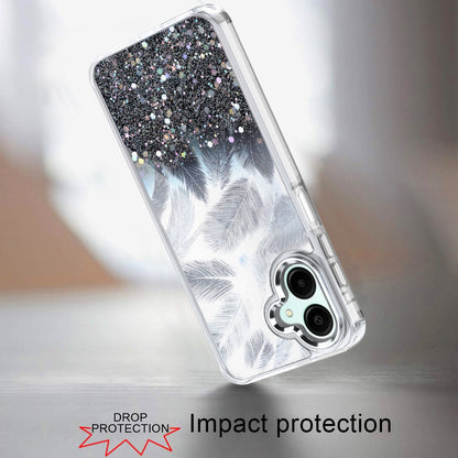 For Samsung Galaxy A16 5G Fashion Epoxy Glitter Shimmer Design, Hybrid Shockproof TPU, Stylish Sparkle Slim TPU Protective Case Cover