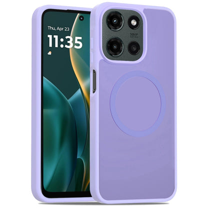 For Motorola Moto G Stylus 5G 2025 MagSafe Compatible Case Hybrid Soft TPU Bumper Hard Translucent Matte Back Slim Shockproof Case Cover