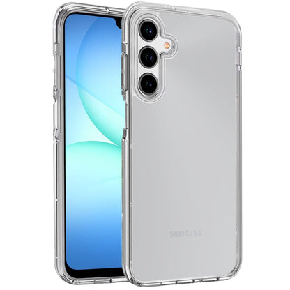 For Samsung Galaxy A17 5G Transparent Shock Absorption PC + TPU Rubber Gel Thick 3mm Hybrid Silicone Slim Fit Back Case Cover Smoke Gray