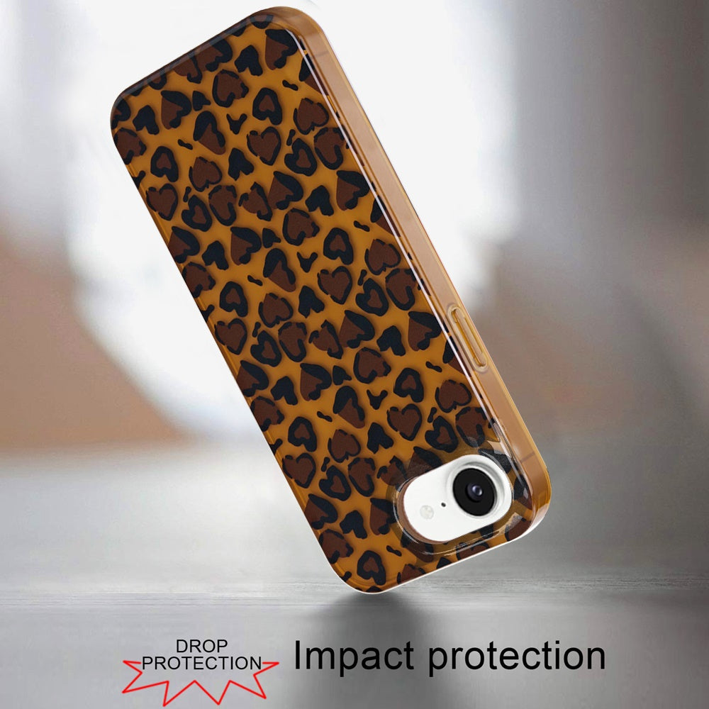 For Apple iPhone 16e Fashion Layer Design Slim IMD TPU Protective, Shockproof Hybrid Stylish Durable Hard PC Case Cover