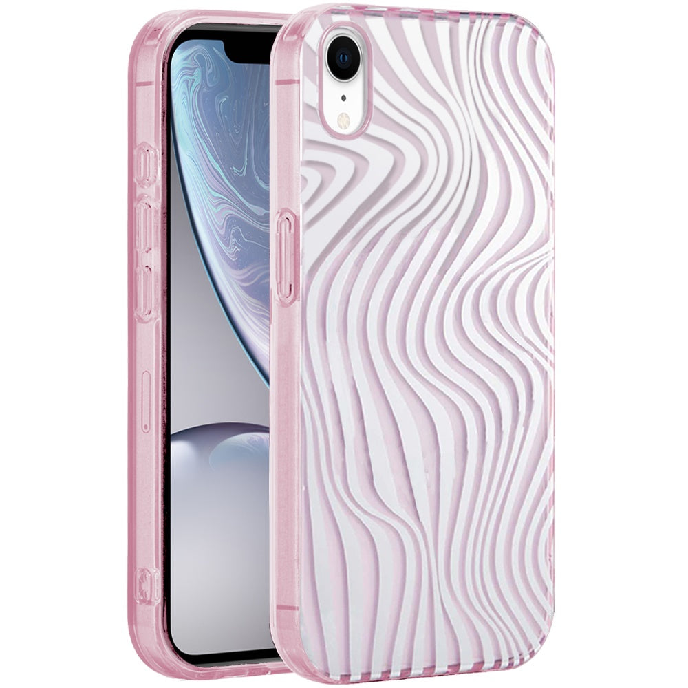 For Apple iPhone 11 Pro Max Fashion Layer Design Slim IMD TPU Protective, Shockproof Hybrid Stylish Durable Hard PC Case Cover