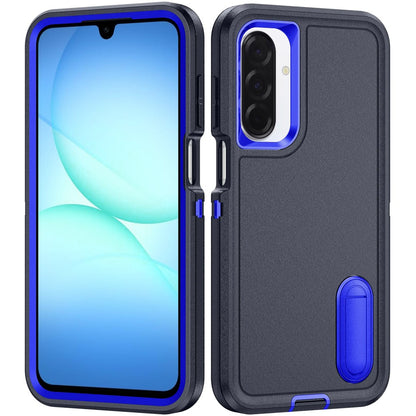 For Samsung Galaxy A17 5G Hybrid 3 Layers Hard 3in1 Shockproof with Kickstand Heavy Duty Hard TPU Rubber Anti-Drop Case Cover