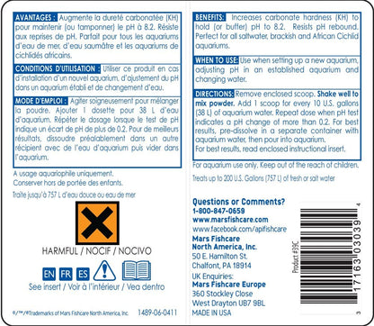 API Proper pH Sets and Stabilizes Freshwater Aquariums [Aquarium Supplies for Aquarium] pH 8.2 - 1 count