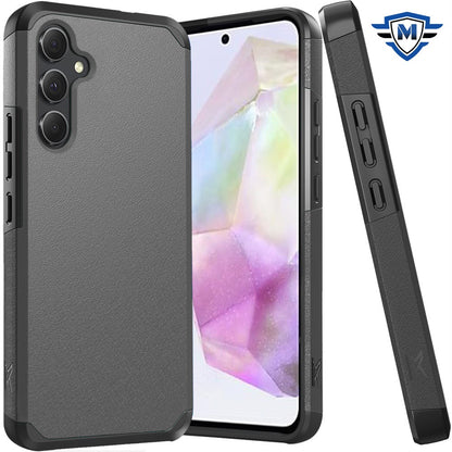 For Samsung Galaxy A36 Premium Slim Tough 2in1 Hybrid Case Dual-Layer PC TPU Rubber Armor with Shockproof Protection Case Cover