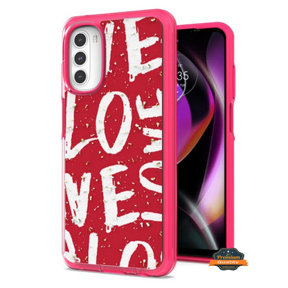 For Gabb Phone 4 Pro Fashionable Cute Design Hybrid Detachable Frame Modern Pattern Style Rubber TPU & Hard PC Slim Case Cover