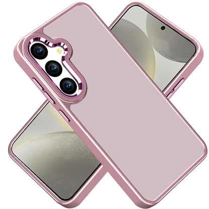 For Samsung Galaxy A26 Slim Fit Thin Hybrid,Frosted Matte Polished Acrylic Hard PC with TPU Rubber Frame Case Cover