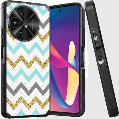 For TCL 50 XL 5G Fashion Graphic Design Pattern Hard PC TPU 2in1 Tough Strong Hybrid Shockproof Armor Frame Case Cover -
