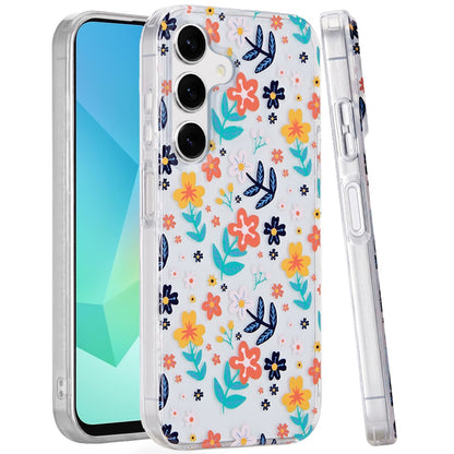 For Samsung Galaxy A16 5G Fashion Layer Design Slim IMD TPU Protective, Shockproof Hybrid Stylish Durable Hard PC Case Cover