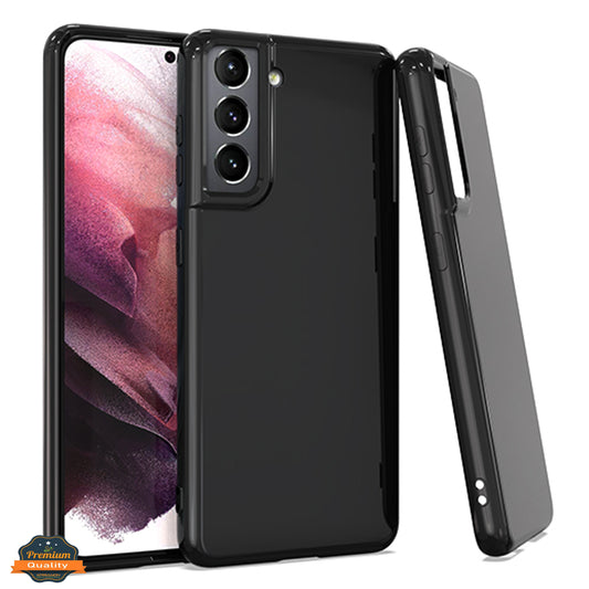 For Samsung Galaxy A16 5G Slim Thin TPU Gel Rubber Protective Case Soft Skin Flexible Candy Gummy Protective Hybrid Case Cover Black