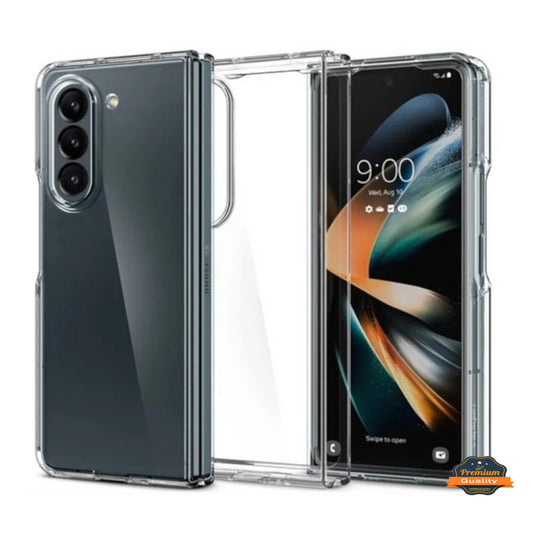 For Samsung Galaxy Z Fold 7 Crystal HD Clear Back Hybrid Case TPU Bumper Frame Slim Shockproof Hard Defender Case Cover Clear