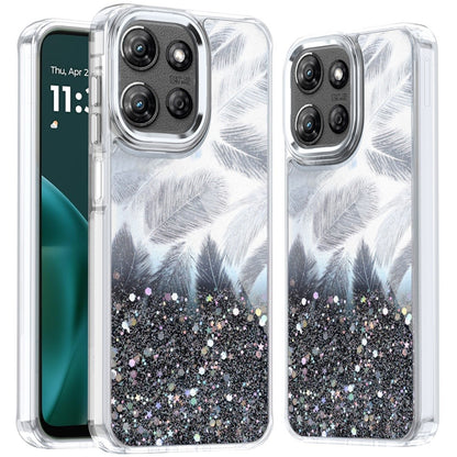 For Motorola Edge 2025 Fashion Epoxy Glitter Shimmer Design, Hybrid Shockproof TPU, Stylish Sparkle Slim TPU Protective Case Cover