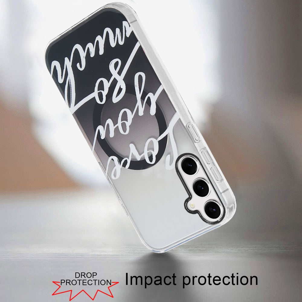 For Samsung Galaxy S25+ /S25 Plus /S24+ Plus Durable Fashion IMD Printed Design TPU Slim Shockproof Protective Case with Stylish Pattern Case Cover