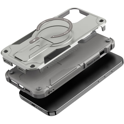 For Samsung Galaxy A16 5G Magnetic Invisible Kickstand Holder with Magsafe, Slim Fit Shockproof Hybrid Military Grade Heavy Duty Case Cover