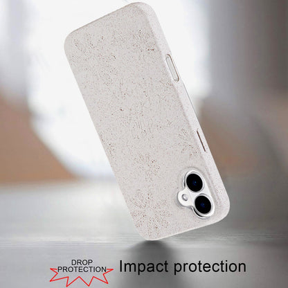 For Apple iPhone 16 Pro (6.3") Eco Friendly Bio-Degradable Design Hybrid Cases Slim Fit Soft TPU Drop Protection Rubber printed Case Cover