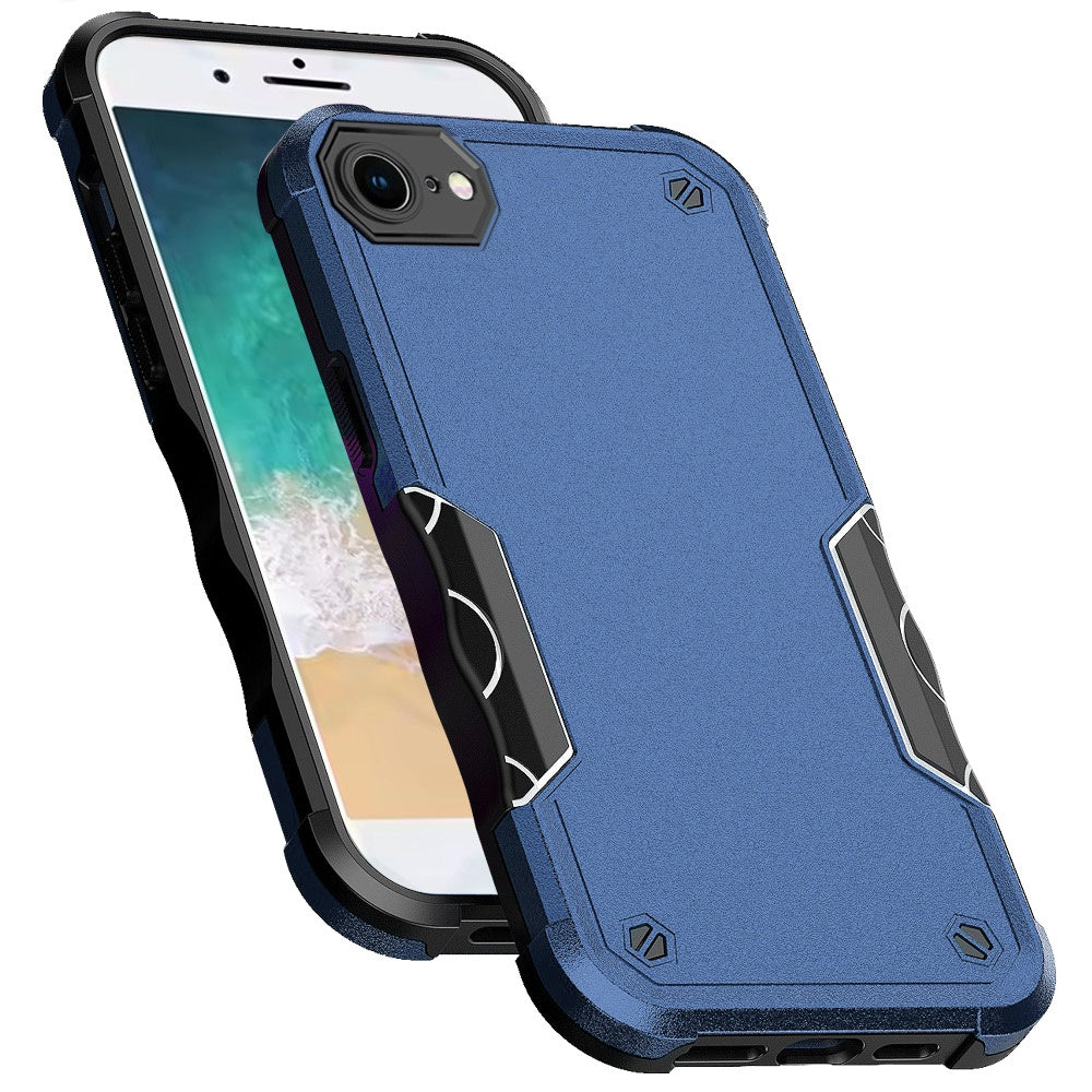 For Apple iPhone 16e Slim Tough Shockproof Hybrid Heavy Duty 2in1 Dual Layer TPU Bumper Rugged Rubber Defend Armor Case Cover