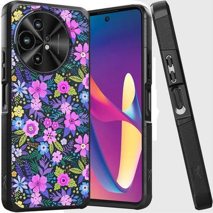 For TCL 50 XL 5G Fashion Graphic Design Pattern Hard PC TPU 2in1 Tough Strong Hybrid Shockproof Armor Frame Case Cover -