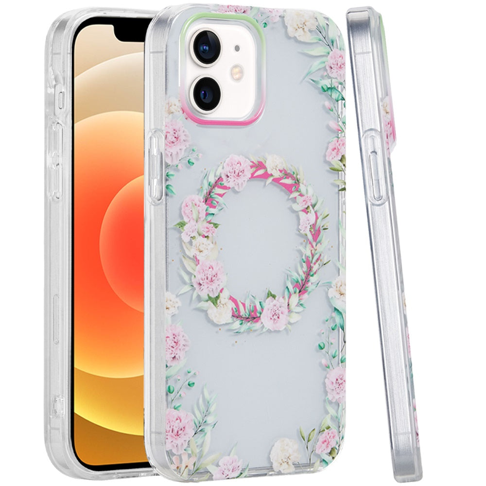 For Apple iPhone 16 (6.1") Durable Fashion IMD Printed Design TPU Slim Shockproof Protective Case with Stylish Pattern Case Cover