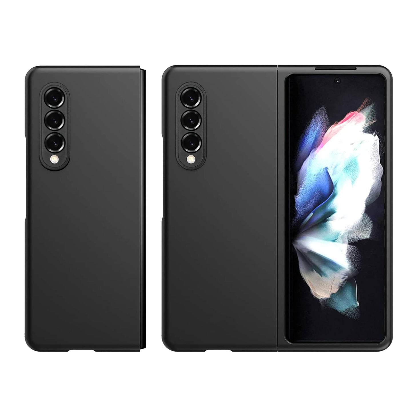 For Google Pixel 9 Pro Fold Slim Fit Flip Snap On Hybrid Shockproof Hard PC + Rubber TPU Matte Finish Back Protector Case Cover