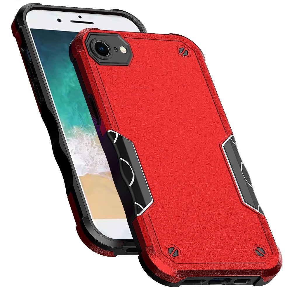 For Apple iPhone 16e Slim Fit Back Hybrid Lightweight Shockproof 2-in-1 Hybrid Hard PC Bumper Frame Armor Protection Case Cover