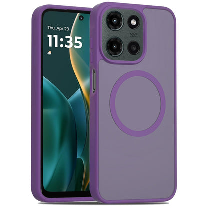 For Motorola Moto G Stylus 5G 2025 MagSafe Compatible Case Hybrid Soft TPU Bumper Hard Translucent Matte Back Slim Shockproof Case Cover