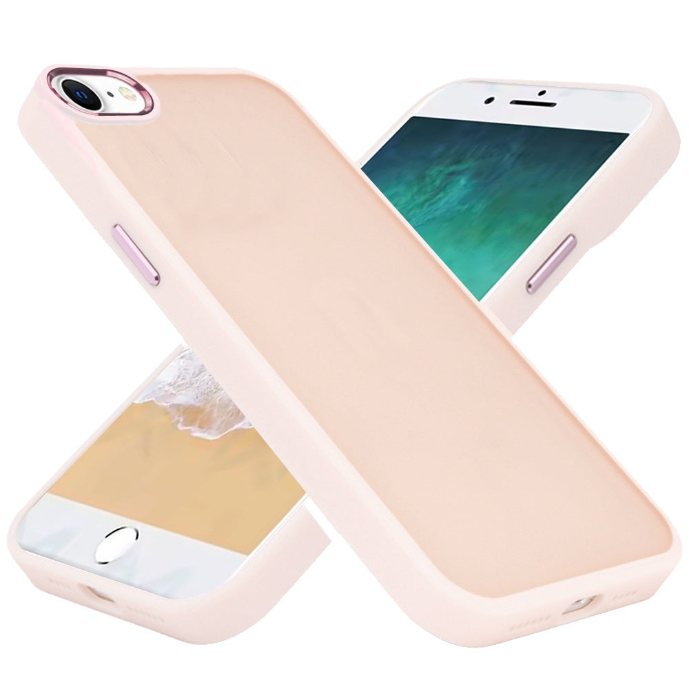 Slim Fit Thin Hybrid,Frosted Matte Polished Acrylic Hard PC with TPU Rubber Frame