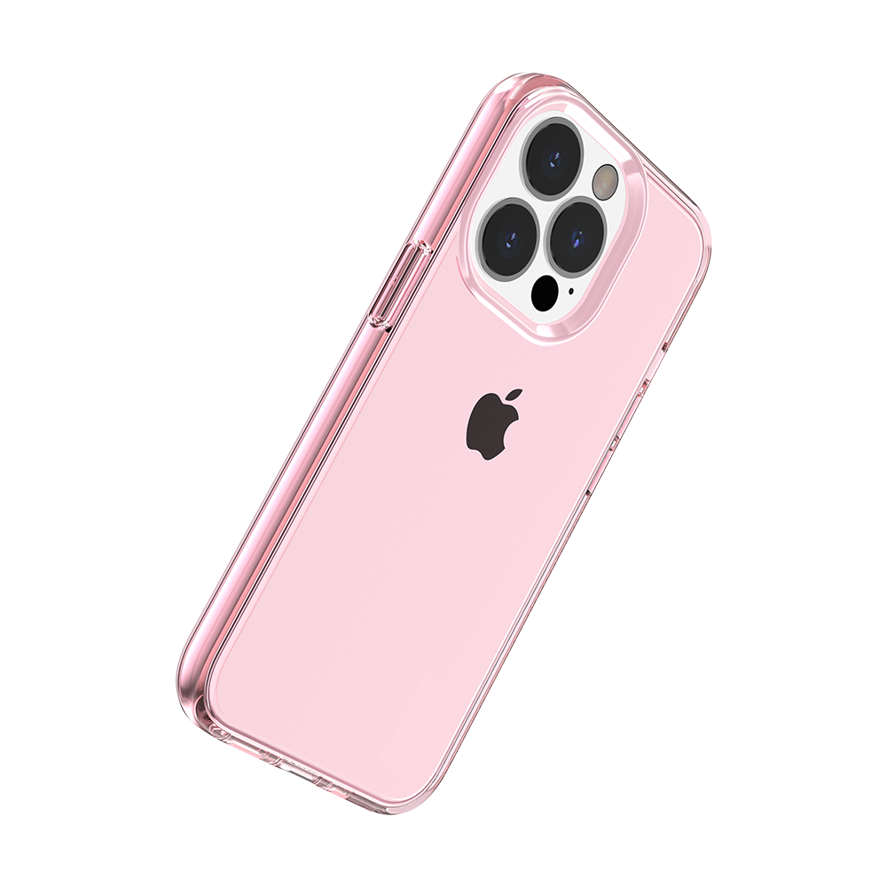 For Samsung Galaxy A17 5G Transparent Shock Absorption PC + TPU Rubber Gel Thick 3mm Hybrid Silicone Slim Fit Back Case Cover Pink