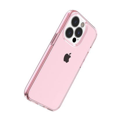 For Samsung Galaxy A17 5G Transparent Shock Absorption PC + TPU Rubber Gel Thick 3mm Hybrid Silicone Slim Fit Back Case Cover Pink