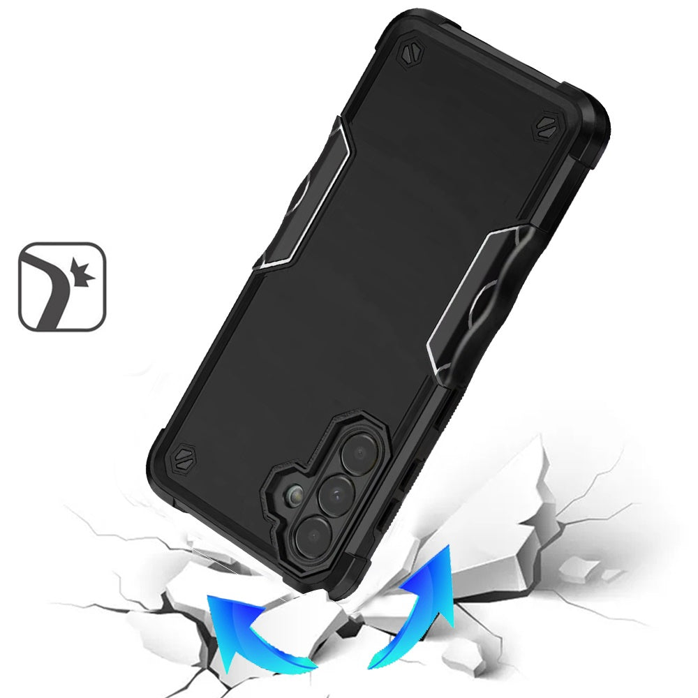 For Samsung Galaxy A36 Slim Tough Shockproof Hybrid Heavy Duty 2in1 Dual Layer TPU Bumper Rugged Rubber Defend Armor Case Cover