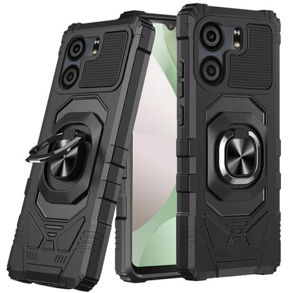 For BLU View 5 Hybrid Dual Layer with 360° Rotate Magnetic Ring Stand Holder Kickstand TPU Rugged PC Shockproof Case Cover