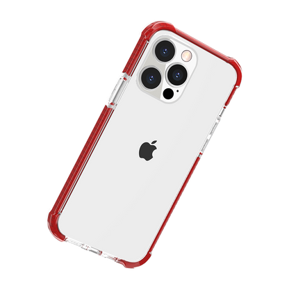 Apple iPhone 16 Pro Max (6.9") Hybrid Transparent Acrylic Rubber Gummy Gel Hard PC Silicone TPU Color Bumper Frame