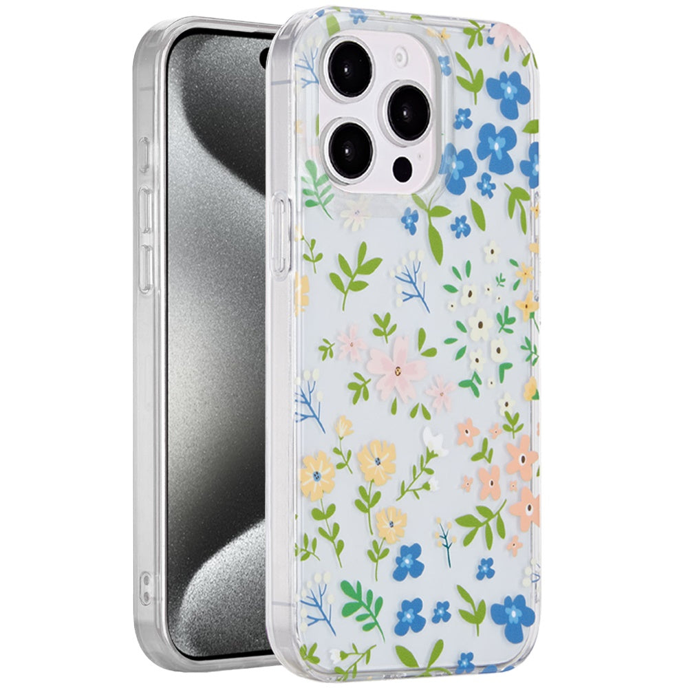 For Apple iPhone 16 Pro Max Fashion Layer Design Slim IMD TPU Protective, Shockproof Hybrid Stylish Durable Hard PC Case Cover