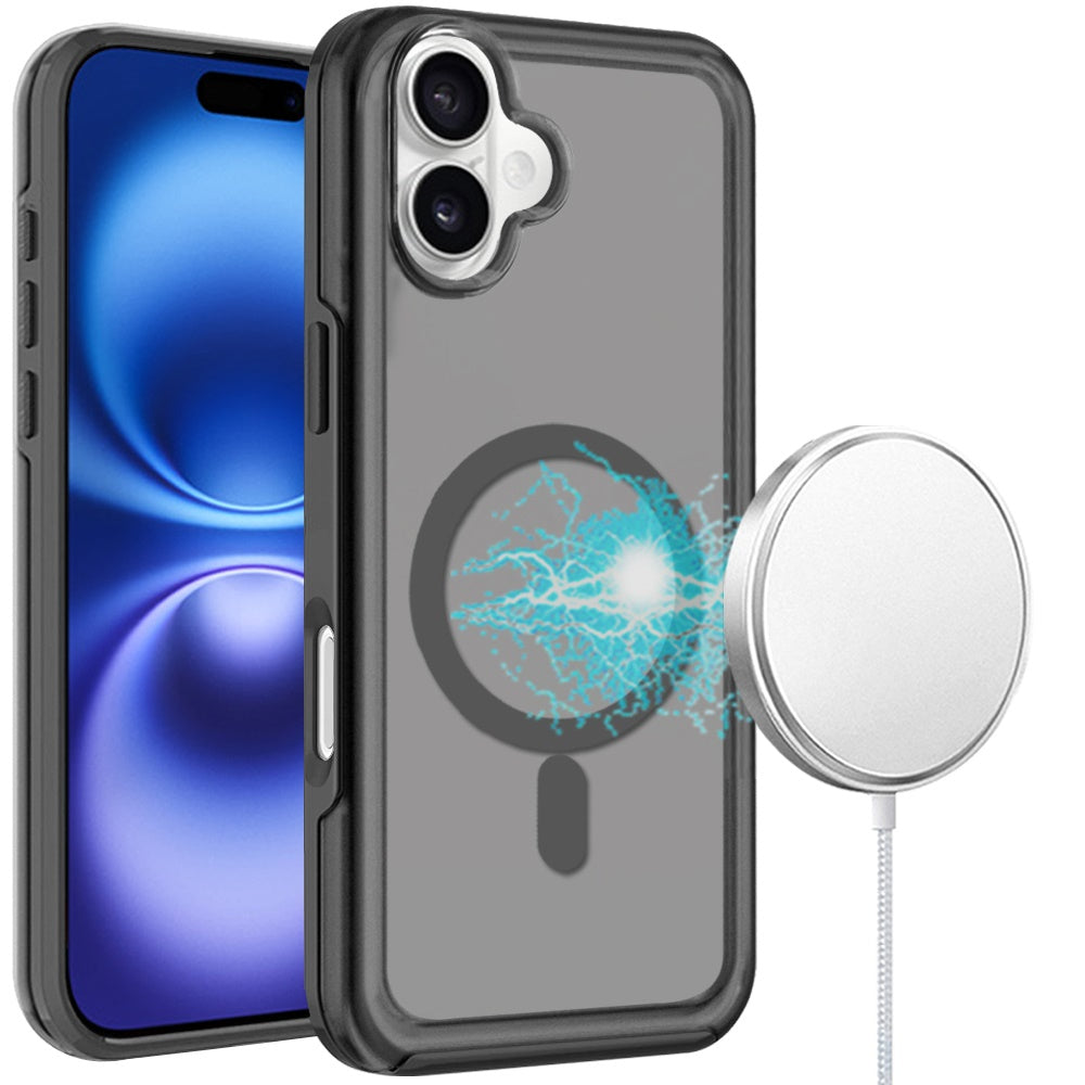 For Samsung Galaxy S25 /S24 Slim & Durable Compatible with MagSafe Hybrid Shockproof Glossy Oil Protective Dual Layer TPU + PC Case Cover