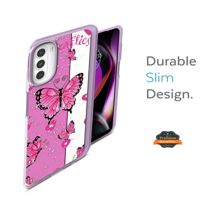 For Gabb Phone 4 Pro Fashionable Cute Design Hybrid Detachable Frame Modern Pattern Style Rubber TPU & Hard PC Slim Case Cover