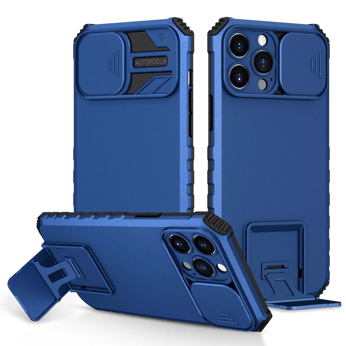 For Samsung Galaxy A36 Hybrid Hard PC & TPU Rubber Shockproof with Kickstand & Covered Camera Protection Case Cover