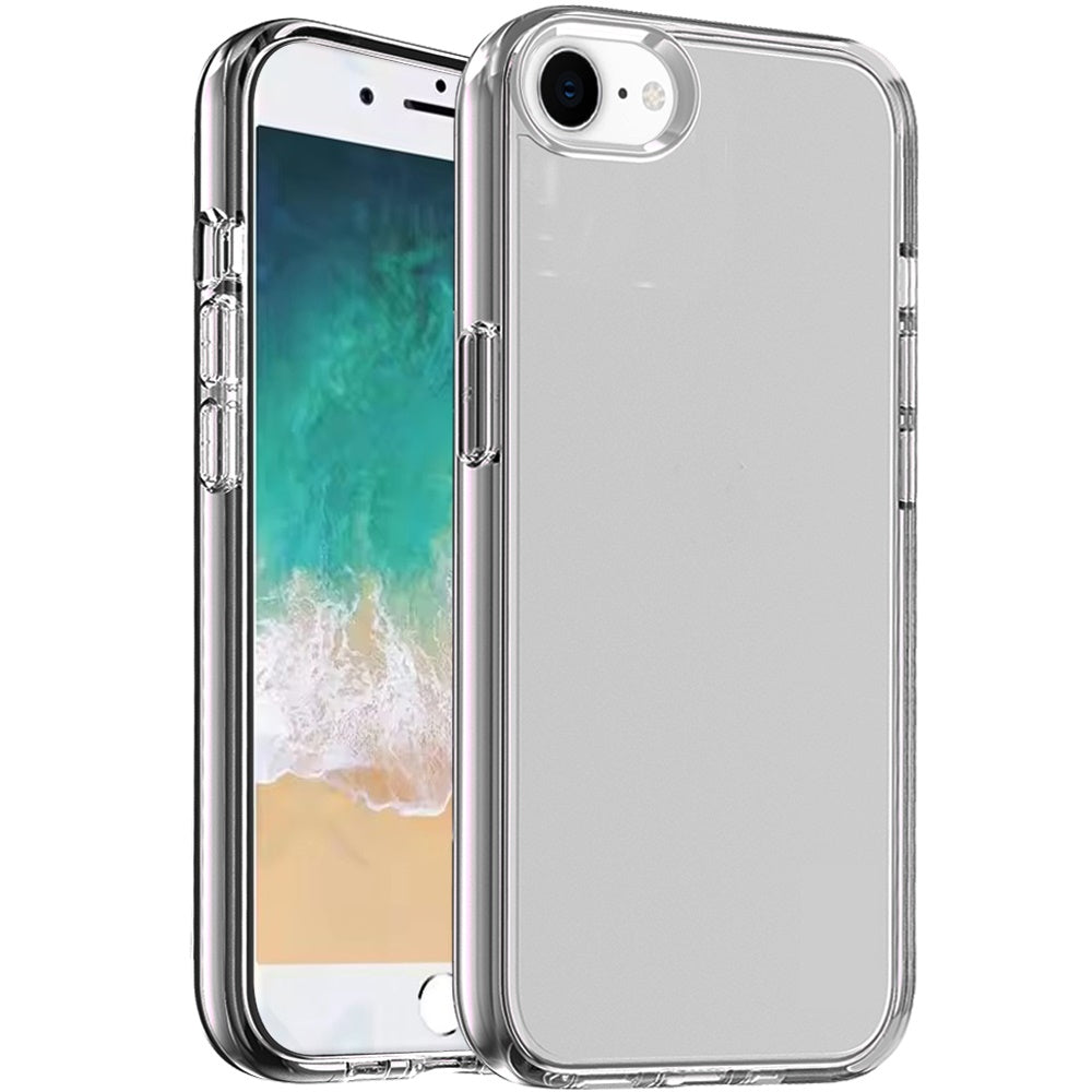 For Apple iPhone 16e Transparent Shock Absorption PC + TPU Rubber Gel Thick 3mm Hybrid Silicone Slim Fit Back Case Cover