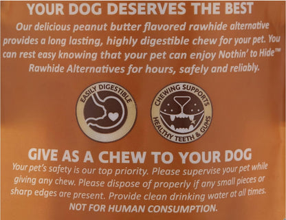 Fieldcrest Farms Nothin to Hide Peanut Butter Rolls Small [Dog Supplies] 2 count