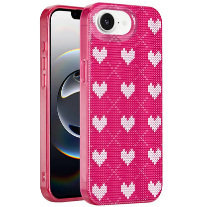 For Apple iPhone 16e Fashion Layer Design Slim IMD TPU Protective, Shockproof Hybrid Stylish Durable Hard PC Case Cover