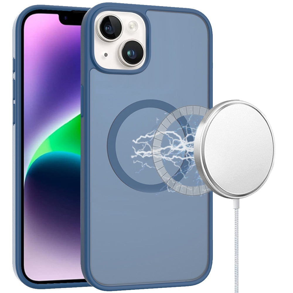 For Apple iPhone SE 3 (2022) SE/8/7 MagSafe Compatible Case Hybrid Soft TPU Bumper Hard Translucent Matte Back Slim Shockproof Case Cover