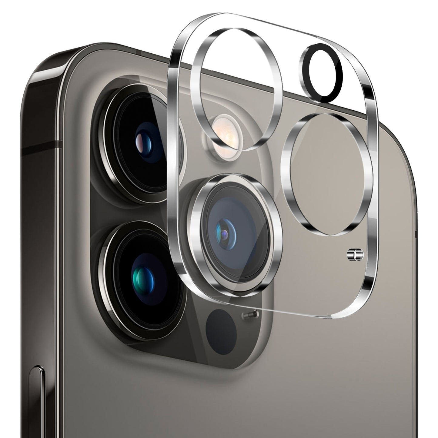 For Apple iPhone 13 Pro Max Camera Lens Protector HD Clear Back Camera Protector Tempered Glass, Case Friendly, Ultra-Thin, Easy Installation Case Cover Clear