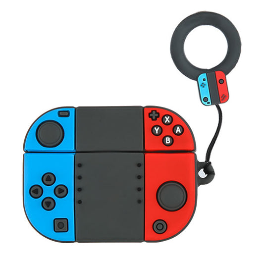 For Airpods Pro 3 Hybrid Cute 3D Fun Design Silicone Skin Cartoon Animal with Keychain Buckle Holder Rubber TPU Soft Case Cover Game Console