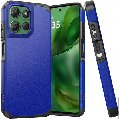For Motorola Moto G Stylus 5G 2025 Slim Tough Shockproof Hybrid with Dual Layer Hard PC + TPU Protection, Armor for Strong Drop & Impact Resistance Case Cover