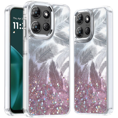 For Motorola Edge 2025 Fashion Epoxy Glitter Shimmer Design, Hybrid Shockproof TPU, Stylish Sparkle Slim TPU Protective Case Cover