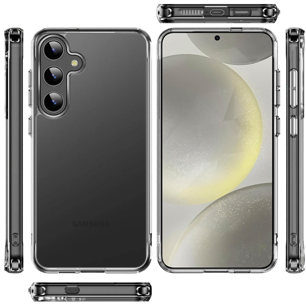 For Apple iPhone 16e Shockproof Slim Crystal Clear Transparent Hybrid Cover with Enhanced Drop Protection Case Cover Transparent