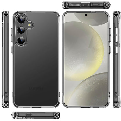 For Apple iPhone 16e Shockproof Slim Crystal Clear Transparent Hybrid Cover with Enhanced Drop Protection Case Cover Transparent