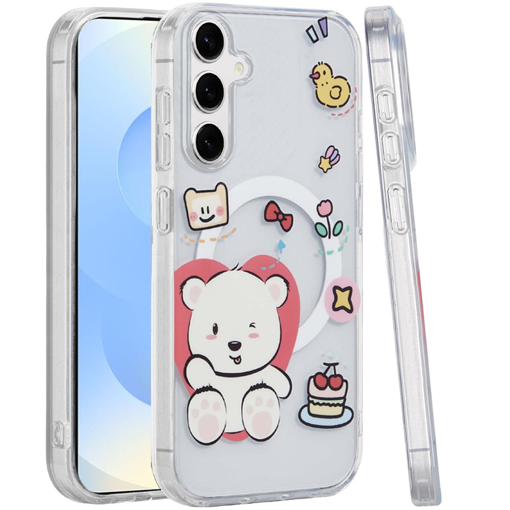 For Samsung Galaxy S25+ /S25 Plus /S24+ Plus Durable Fashion IMD Printed Design TPU Slim Shockproof Protective Case with Stylish Pattern Case Cover