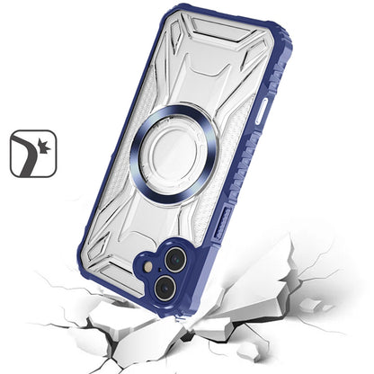 For Apple iPhone 16 Pro Max (6.9") MagSafe Compatible Pattern Clear Transparent Rugged Hybrid Magnetic TPU Shockproof Armor Case Cover