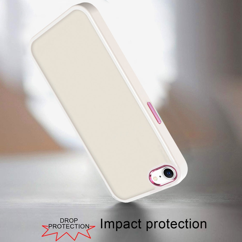 Slim Fit Thin Hybrid,Frosted Matte Polished Acrylic Hard PC with TPU Rubber Frame